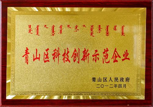 青山区科技创新示范企业
